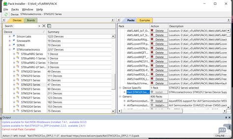 keil encountered an improper argument|Pack Installer won't install pack .
